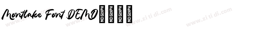 Montlake Font DEMO字体转换